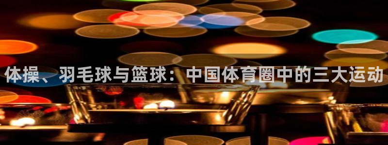 米兰体育官网下载是干嘛的公司：体操、羽毛球与篮球：中国体育圈